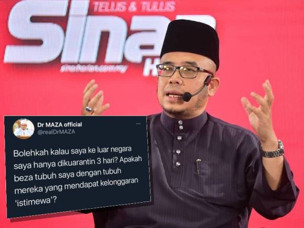 Ciapan Twitter Mufti Perlis, Profesor Madya Datuk Dr Mohd Asri Zainul Abidin.