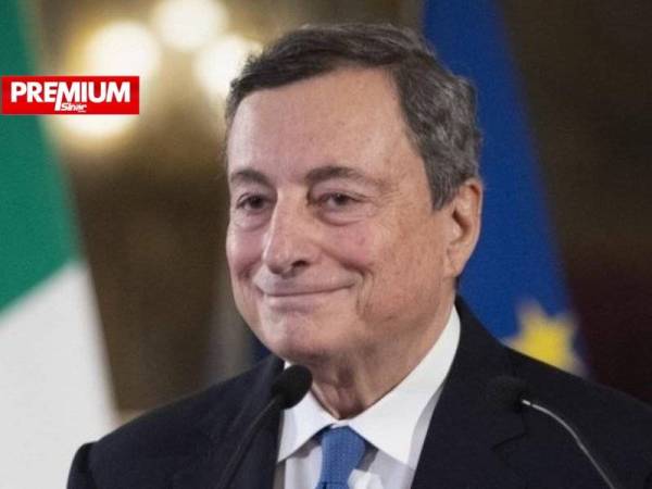 Bekas Presiden Bank Pusat Eropah, Mario Draghi diminta membantu menyelamatkan krisis politik Itali. - Foto AFP