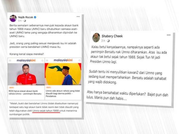 Seperti ada pemimpin Bersatu mahu haramkan UMNO: Ahmad Shabery