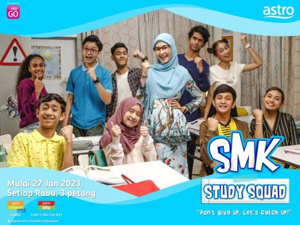 Selebriti terkenal memberi motivasi dan dorongan untuk sama-sama menyertai ‘SMK: Study Squad’.