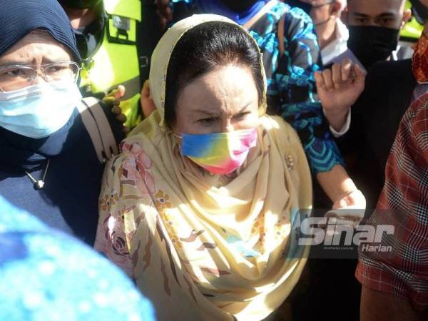 Rosmah, hadir di Kompleks Mahkamah Kuala Lumpur. -Foto Sinar Harian ROSLI TALIB