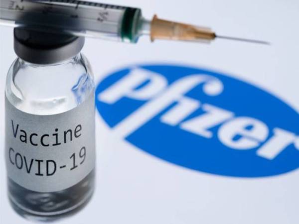 Vaksin Pfizer-BioNTech Covid-19 berkemungkinan tidak memberi kesan kepada individu mengalami berat badan berlebihan atau obesiti. - Foto AFP