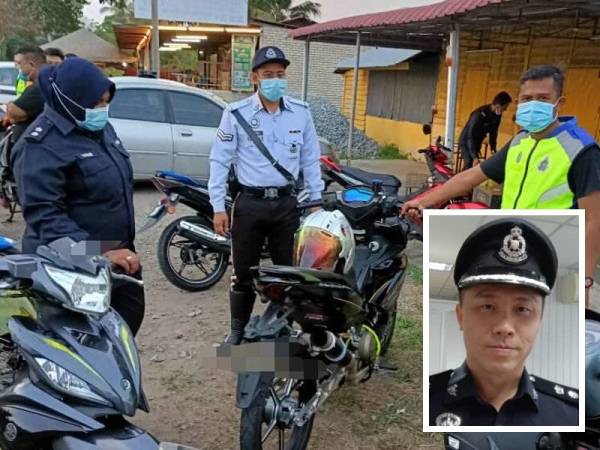 15 Motosikal Disita Ubah Suai Ekzos