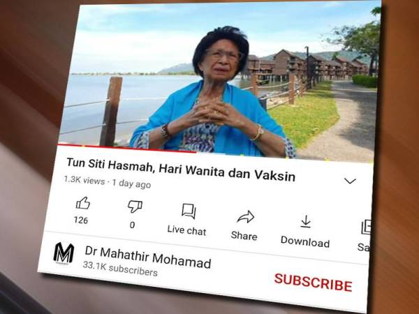 Tun Siti Hasmah Perjelas Sebab Terima Vaksin Fasa Pertama