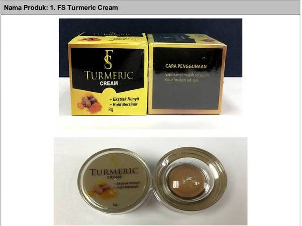 Jangan Guna Produk Fs Tumeric Cream Kkm