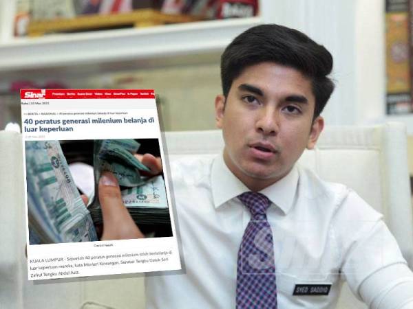 Laporan Sinar Harian pada Rabu. (Syed Saddiq)