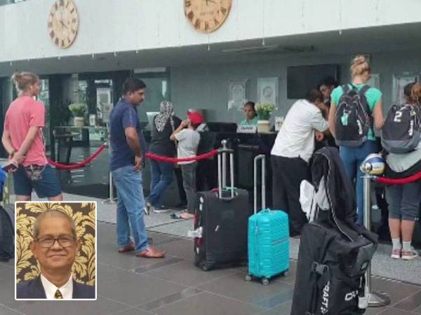 Hotel Lexis Hibiscus mula dipenuhi pengunjung sejak rentas daerah dibenarkan pada 5 Mac lalu. Gambar kecil: Haziz