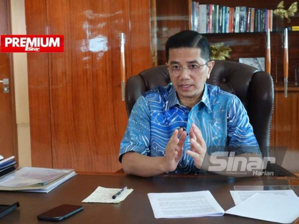 Mohamed Azmin ketika diwawancara Sinar Ahad baru-baru ini.