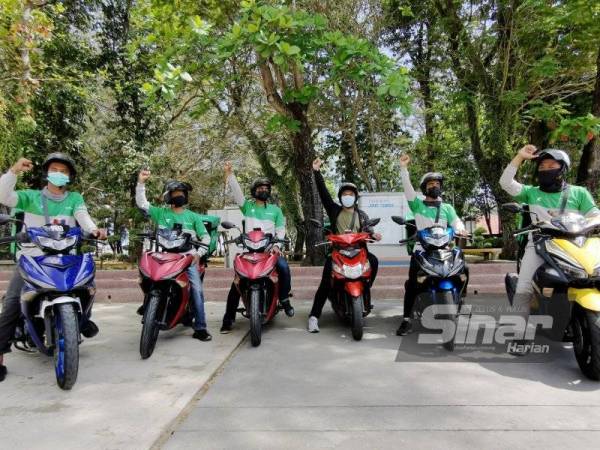 Enam penghantar makanan OKU yang bergerak aktif di Kuala Terengganu, Kuala Nerus dan Marang menjadikan pekerjaan itu sebagai sumber pendapatan. 