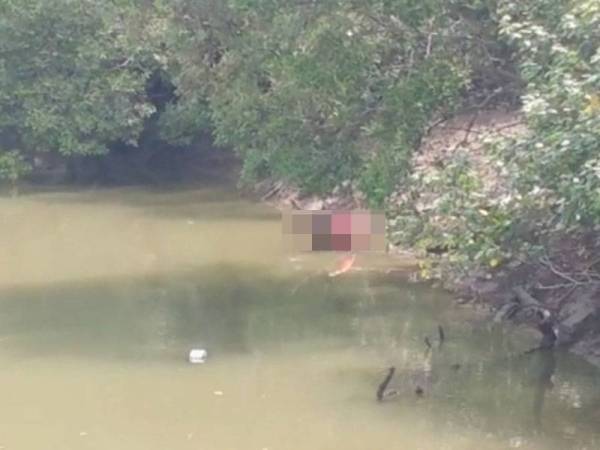 Mayat Lelaki Tanpa Pengenalan Diri Ditemui Di Tebing Sungai