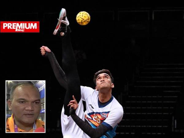 Syahir kembali ke arena takraw negara bersama KL Thunder dalam saingan STL 2020. - Gambar kecil: Abdul Talib