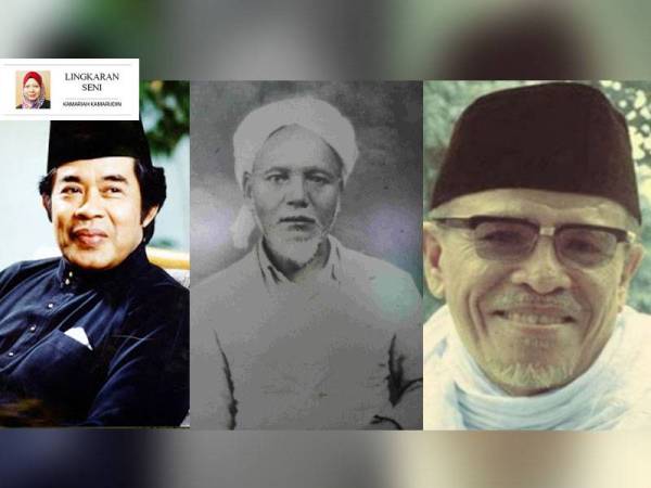 Gambar dari kiri: Usman Awang, Hamzah Fansuri, Hamka