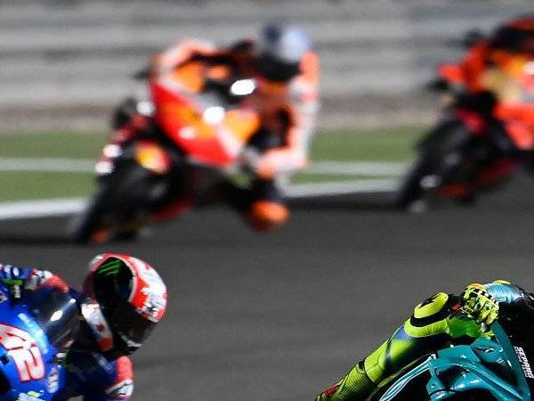 Aksi Rossi di Litar Antarabangsa Losail di Qatar, pada Ahad. - Foto Petronas SRT