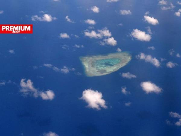 Kepulauan Spratly di Laut China Selatan menjadi rebutan antara China dengan beberapa buah negara yang menganggotai Asean termasuk Malaysia. - Foto AFP