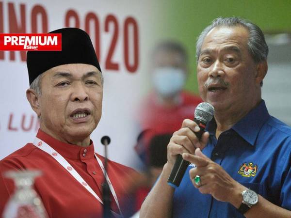 Gambar dari kiri: Ahmad Zahid, Muhyiddin Yassin