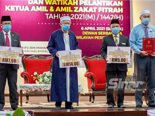 Maiwp Umum Tiga Kadar Bayaran Zakat Fitrah