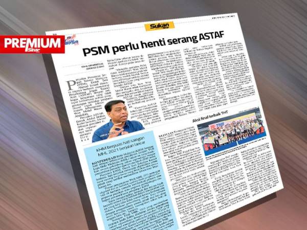 Laporan Sinar Harian pada Isnin.