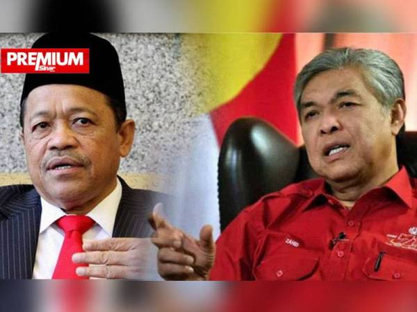 Gambar dari kiri: Shahidan, Ahmad Zahid