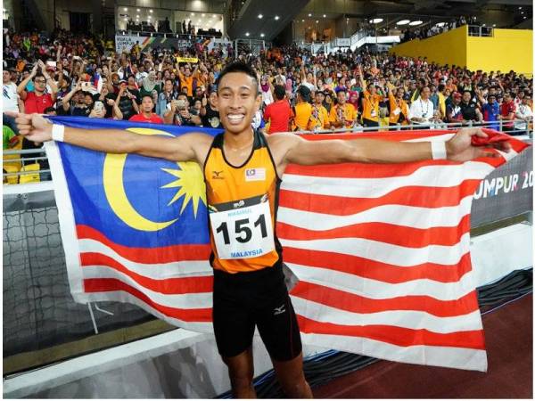 Khairul Hafiz sudah lebih setahun tidak beraksi dalam acara 100m setelah dibelenggu kecederaan pangkal paha.