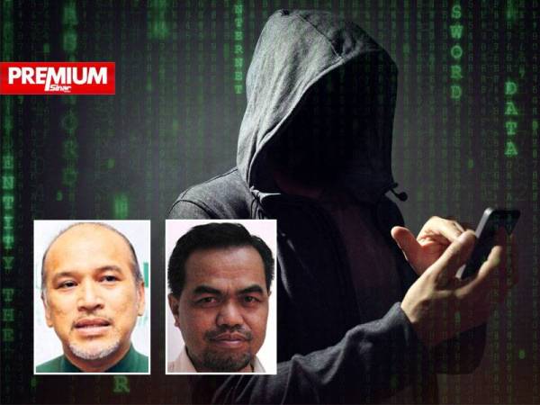 Kes jenayah scammer melibatkan rampasan akaun WhatsApp semakin berleluasa dan menimbulkan rasa kurang selamat dalam kalangan pengguna. Gambar kecil; Nadzim (kiri), Mohd Yusof