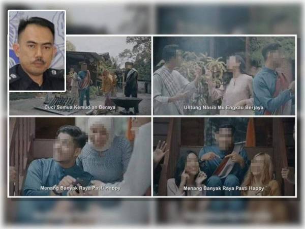 Tangkap layar iklan perjudian yang tular di laman Twitter. Gambar kecil: Mohamad Zainal Abdullah