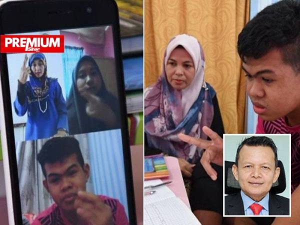 Kerajaan dijangka mengumumkan pemberian telefon pintar dan capaian internet kepada 2.7 juta keluarga B40 pada Mei ini. Gambar kecil: Aminuddin