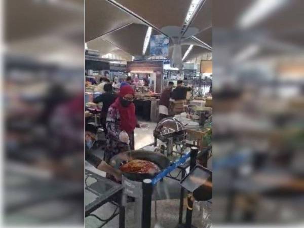 MAHB menjelaskan video memasak di tempat terbuka di KLIA hanyalah gimik atau sekadar usaha promosi oleh salah satu gerai makanan dan minuman, Eraman Mini Cafe.