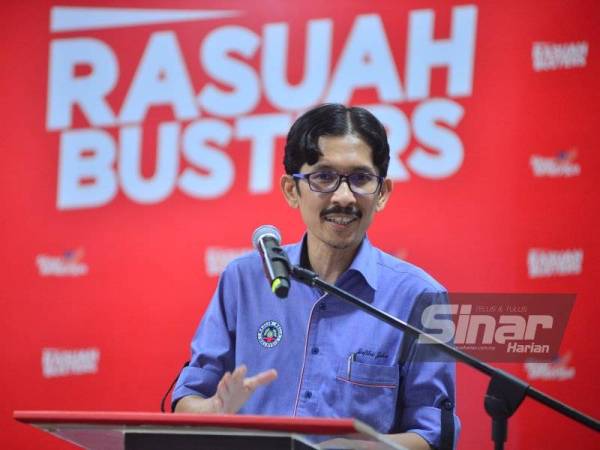 Jufitri berucap ketika Majlis Pelancaran Belia Rasuah Busters di Dewan Karangraf, pada Isnin.