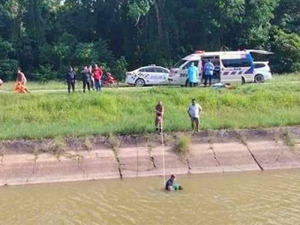 Muhammad Huffaz Wafri ditemukan lemas di dalam tali air yang jaraknya hanya 100 meter dari rumah datuknya di Kampung Jambu Merah, Melor pada petang Isnin.