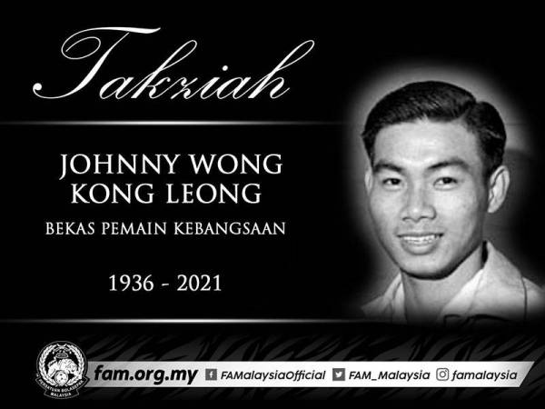 Johnny Wong Kong Leong yang mencipta nama sebagai pemain profesional di Australia, meninggal dunia di Amerika Syarikat pada usia 85 tahun, Sabtu lalu.