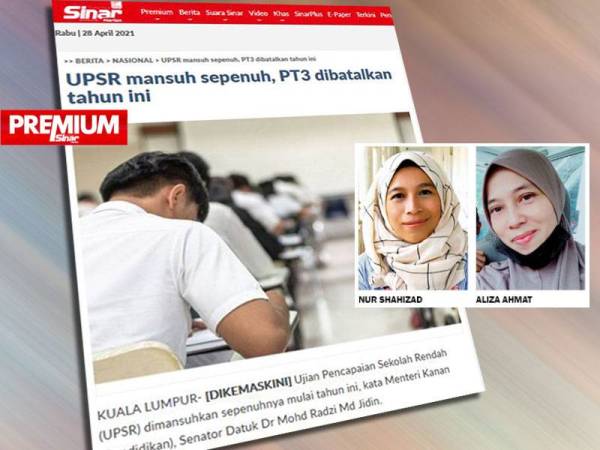 Rata-rata ibu bapa berpendapat pemansuhan UPSR mendatangkan kebaikan kepada murid yang banyak ketinggalan dalam pembelajaran sejak tahun lepas susulan pandemik Covid-19.