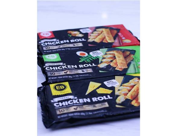 Semua produk Chicken Roll keluaran EB frozen Food rangup dan berjus.