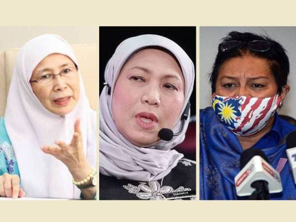 Wan Azizah, Nancy Shukry dan Azalina