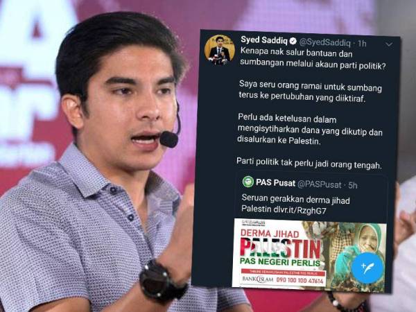 Ciapan Syed Saddiq di Twitter beliau pada Sabtu.