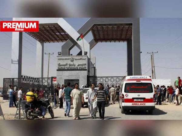 Mesir membuka Lintasan Rafah di Gaza bagi membolehkan penduduk Palestin yang cedera dihantar ke hospital-hospital di Mesir. - Foto AFP