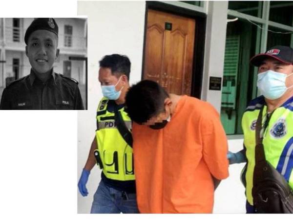 Konstabel Muhamad Nur Alif Mazlan, 28, didakwa di bawah Seksyen 302 Kanun Keseksaan kerana melakukan kesalahan itu terhadap Konstabel Norhalim Tumiran.