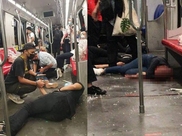 Dalam kejadian kira-kira 9 malam itu, tren berkenaan dalam perjalanan antara Kampung Baru dan KLCC.