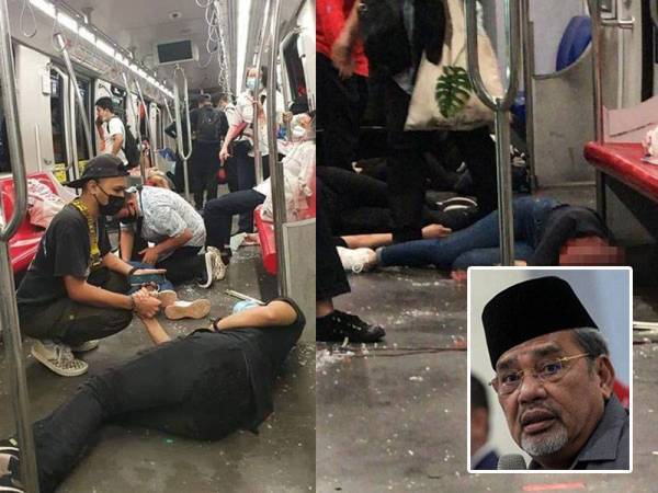 Seramai 213 penumpang cedera akibat pertembungan dua tren LRT laluan Kelana Jaya yang berlaku di dalam terowong antara Stesen LRT KLCC dan Stesen LRT Kampung Baru, malam Isnin.
Gambar kecil: Tajuddin