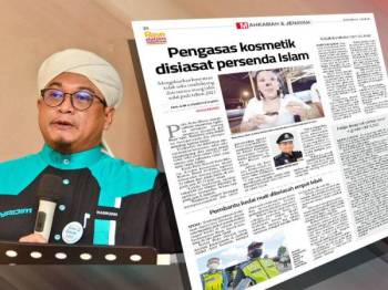 Persenda pengasas islam kosmetik Polis Kelantan