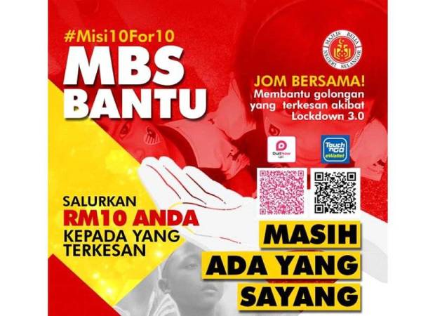 MBS melancarkan Misi 10FOR10 untuk membantu golongan yang terkesan dengan PKP 3.0 di Selangor.