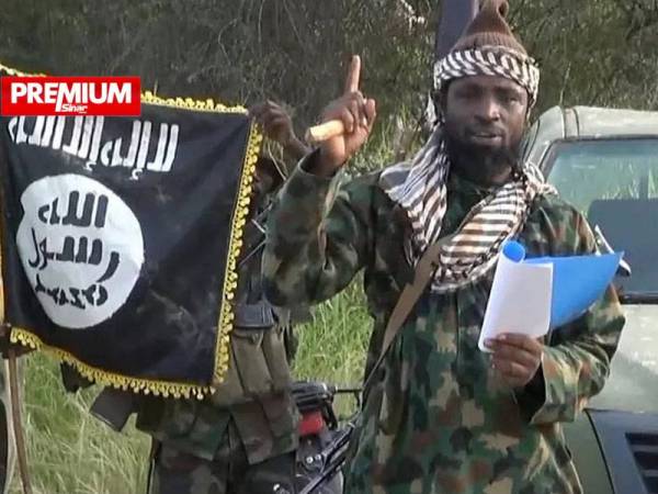 Ketua Boko Haram, Abubakar Shekau mula memimpin kumpulan itu sejak tahun 2009 lagi. - Foto AFP