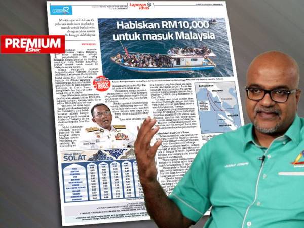 Laporan Sinar Harian mendedahkan etnik Rohingya membuat bayaran sekitar RM10,000 kepada sindiket dalam usaha untuk masuk ke Malaysia secara haram.