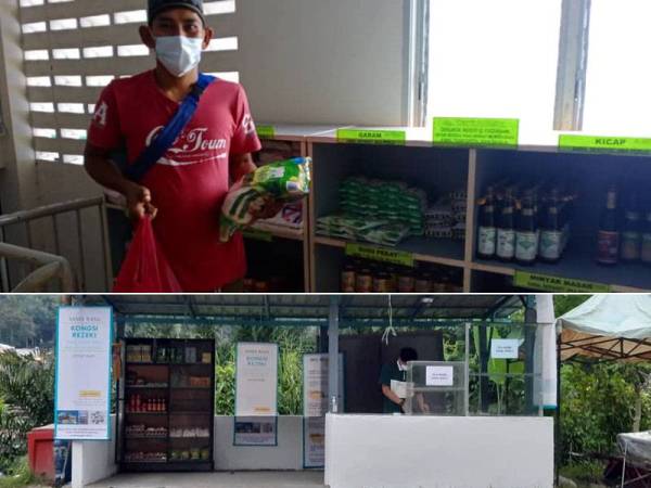 Penerima sumbangan program Gerobok Rezeki Surau Ittihadiah, Selayang Baru.