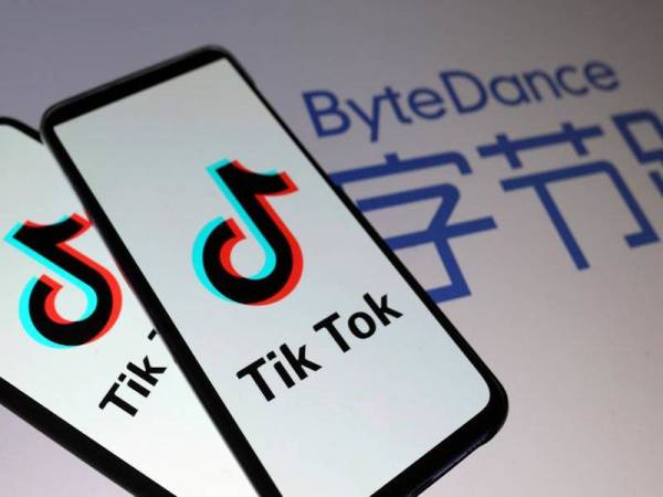 Syarikat China ByteDance, pemilik platform media sosial popular TikTok catat kerugian bersih AS5 bilion (RM186 bilion) tahun lalu. - Foto Reuters