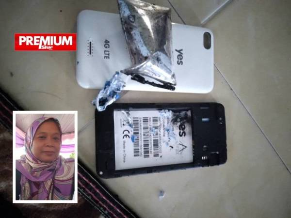 Tular di media sosial sejak dua hari lalu apabila telefon percuma melalui Jaringan Prihatin yang diberikan kepada seorang kanak-kanak berusia sembilan tahun terbakar walaupun tidak sampai sebulan penggunaan. (Suryani Abdul Ghani)