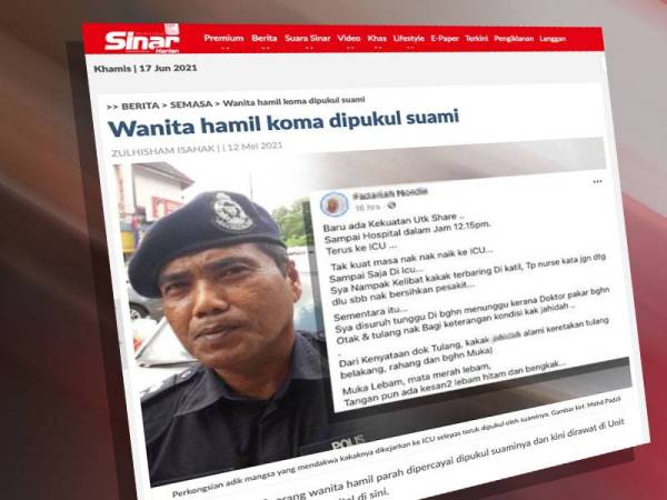 Laporan Sinar Harian pada 12 Mei.