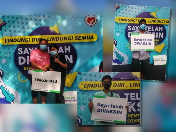 Peniaga dan pekerja Pasar Borong Kuala Lumpur melahirkan rasa lega selepas menerima suntikan vaksin Covid-19 menerusi Program Vaksinasi Bergerak MyMedik@Wilayah pada Ahad.