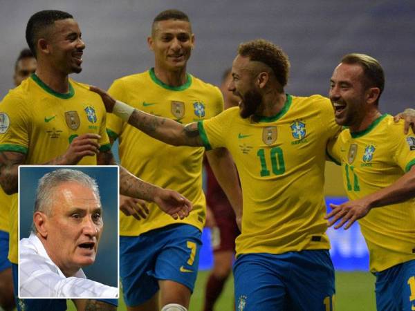 Tite (gambar kecil) mahu Brazil ke final Copa America.