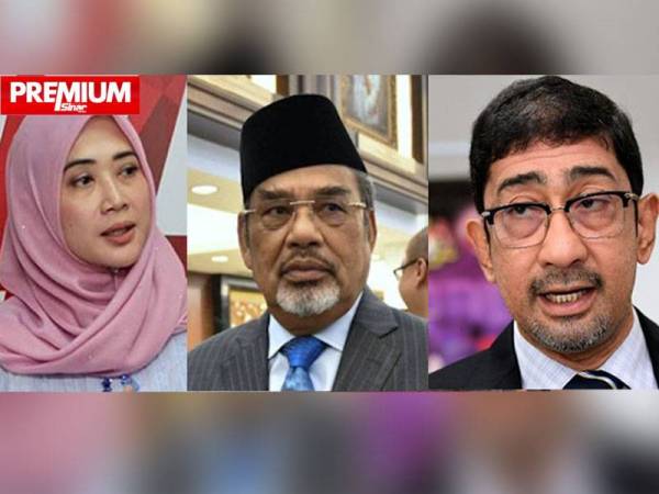 Gambar dari kiri: Dira, Tajuddin, Zahidi