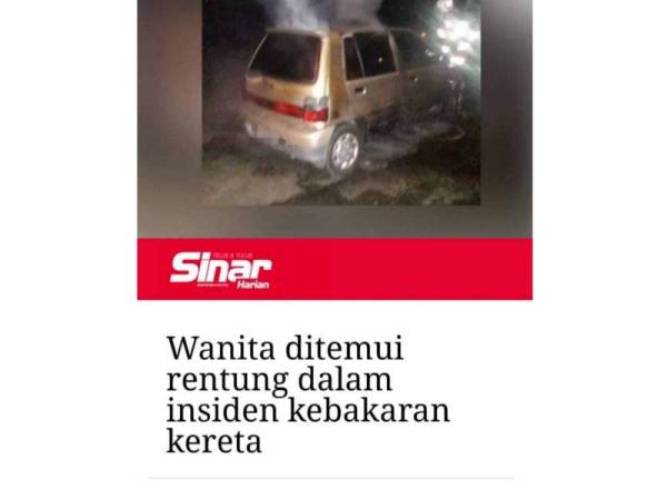 Laporan Sinar Harian pada Khamis.